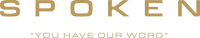 Spoken Wordmark Slogan Gold